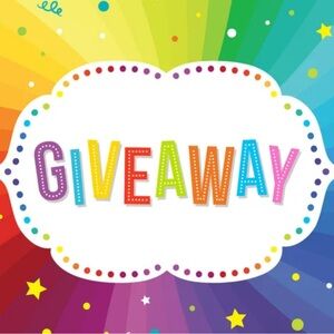 Colorful Giveaway Sign